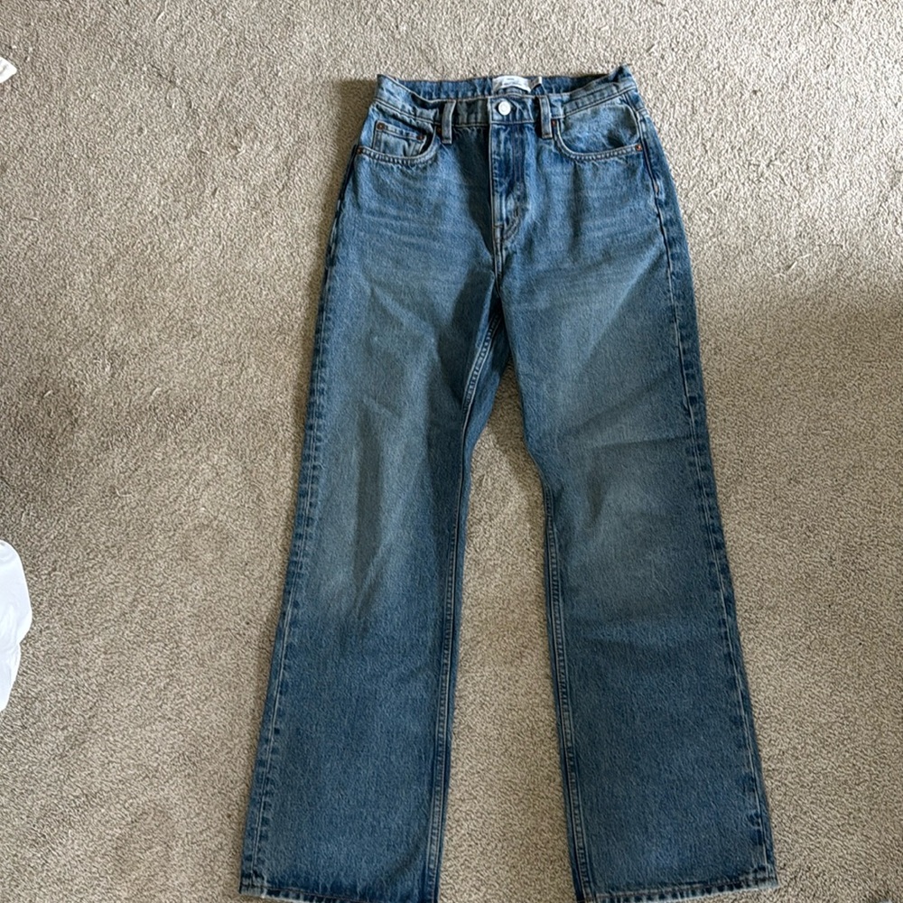 & other stories straight leg jeans